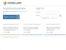 Tablet Screenshot of login.excelloncloud.com